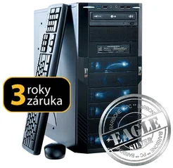 PC BARBONE W EAGLE Silver - Intel Core i5 3470/8GB/120GB SSD/1TB/GTX660 s 2GB/DVD-RW/Windows 8 PRO