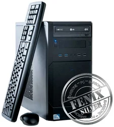 PC BARBONE W FENIX Silver - Intel Pentium G645/4GB/500GB/DVDRW/Windows 7 Professional