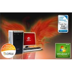 PC BARBONE W FENIX Ultra - Intel DC E5500/2GB/500GB/DVDRW/Windows 7 Home Premium