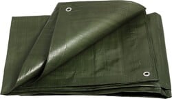 PE plachta zakrývací 5x8m 100g/m2 zelená