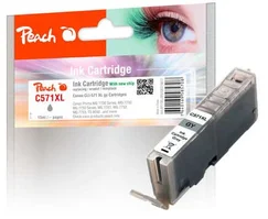 Peach C571XL šedá kompatibilní s Canon CLI-571XL gy 319677 - Cartridge inkoustové