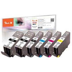 Peach Combi Pack Plus s čipem kompatibilní s Canon CLI-8, 2xPGI-5 313677 - Cartridge inkoustové