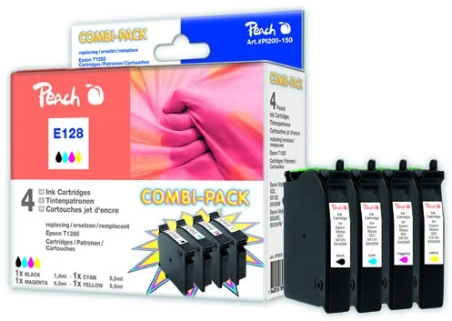 Peach E128 Combi Pack kompatibilný s Epson T1285 314096
