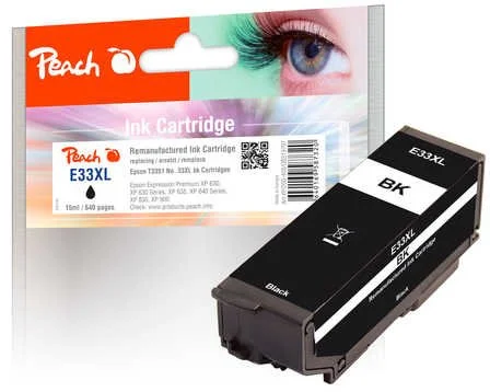 Peach E33XL černá kompatibilní s Epson T3351