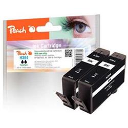 Peach H364 černá TwinPack kompatibilní s HP CB316EE, No. 364 319836 - Cartridge inkoustové