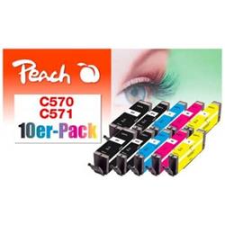 PEACH kompatibilní cartridge Canon CLI-571, MultiPack