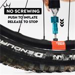 PEATY'S HOLESHOT CO2 PUMPA + BOMBIČKY 2 KS - MTB (25G) - SILVER (PPR-HTI-MTB-SIL-12)
