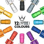 PEATY'S HOLESHOT CO2 PUMPA + BOMBIČKY 2 KS - MTB (25G) - SILVER (PPR-HTI-MTB-SIL-12)