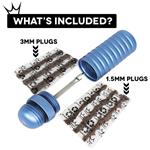 PEATY'S HOLESHOT TUBELESS PUNCTURE PLUGGER KIT - NAVY (PPR-TPP-NVY-12)