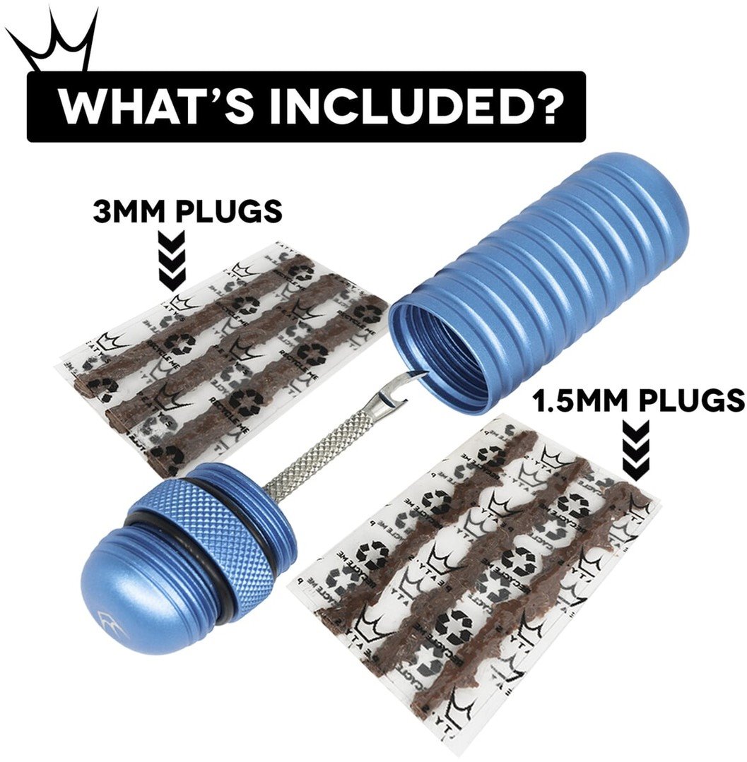 PEATY'S HOLESHOT TUBELESS PUNCTURE PLUGGER REFILL PACK (6X 1.5MM) (PPR-TPP-RP1-12)