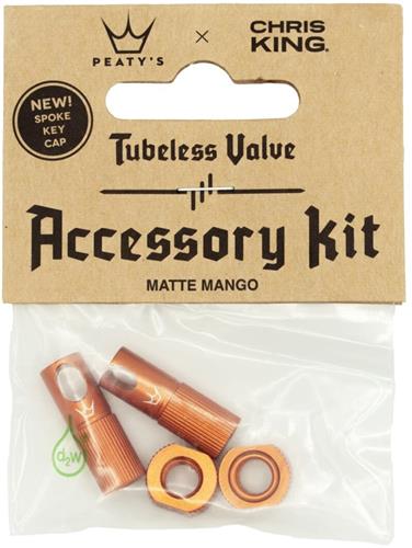 PEATY'S X CHRIS KING (MK2) MANGO TUBELESS VALVES ACCESSORY KIT 