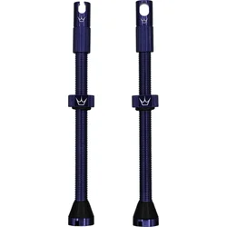 PEATY'S X CHRIS KING (MK2) NAVY TUBELESS VALVES - 80MM 
