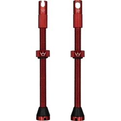 PEATY'S X CHRIS KING (MK2) RED TUBELESS VALVES - 80MM 