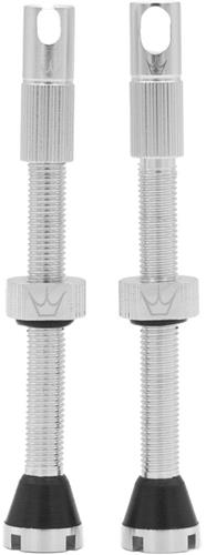 PEATY'S X CHRIS KING (MK2) SILVER TUBELESS VALVES 60MM 