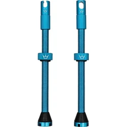 PEATY'S X CHRIS KING (MK2) TURQUOISE TUBELESS VALVES - 80MM 