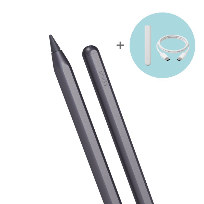 Pero Epico Stylus Pen s magnetickým bezdrôtovým nabíjaním - vesmírne sivé