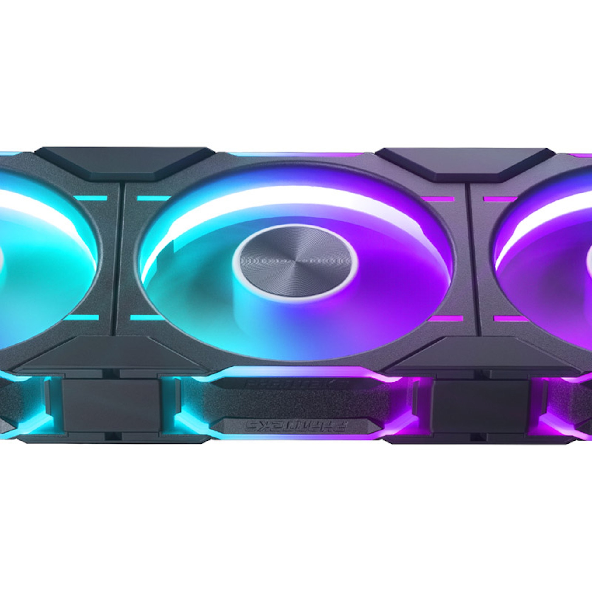 PHANTEKS D30 PWM Reverse D-RGB 120mm ventilátor, 3ks, černý