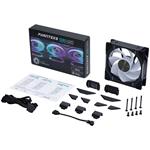 PHANTEKS D30 PWM Reverse D-RGB 120mm ventilátor, černý