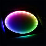 PHANTEKS Halos Lux Digital 140mm rám, Digital-RGB - Alu, čierny