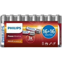 PHILIPS LR03P32FV/10 AAA Power Alkaline baterie (32ks)