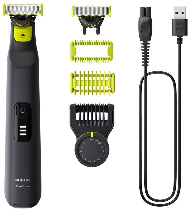 PHILIPS QP6542/15, čierna/zelená