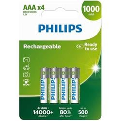 PHILIPS R03B4RTU10/10 AAA Nabíjecí baterie (4ks)