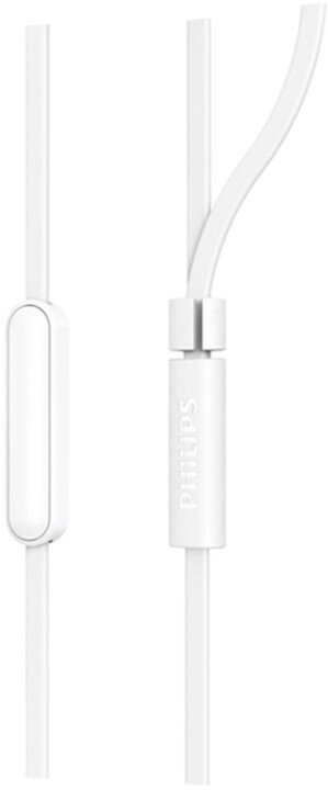 PHILIPS TAE1105 Sluchátka s mikrofonem, bílá