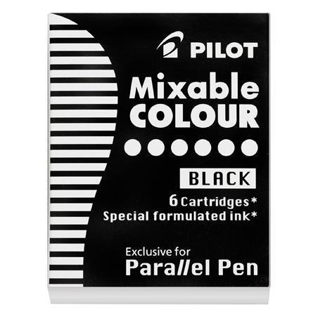 PILOT Inkoustové bombičky "Parallel Pen", černá