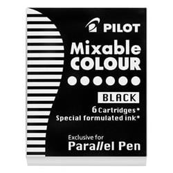PILOT Inkoustové bombičky "Parallel Pen", černá