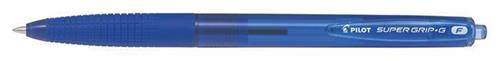 PILOT Kuličkové pero "Super Grip G", modrá, stiskací mechanismus, 0,22 mm