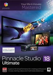 Pinnacle Studio 18 Ultimate UPG, střihový software CZ