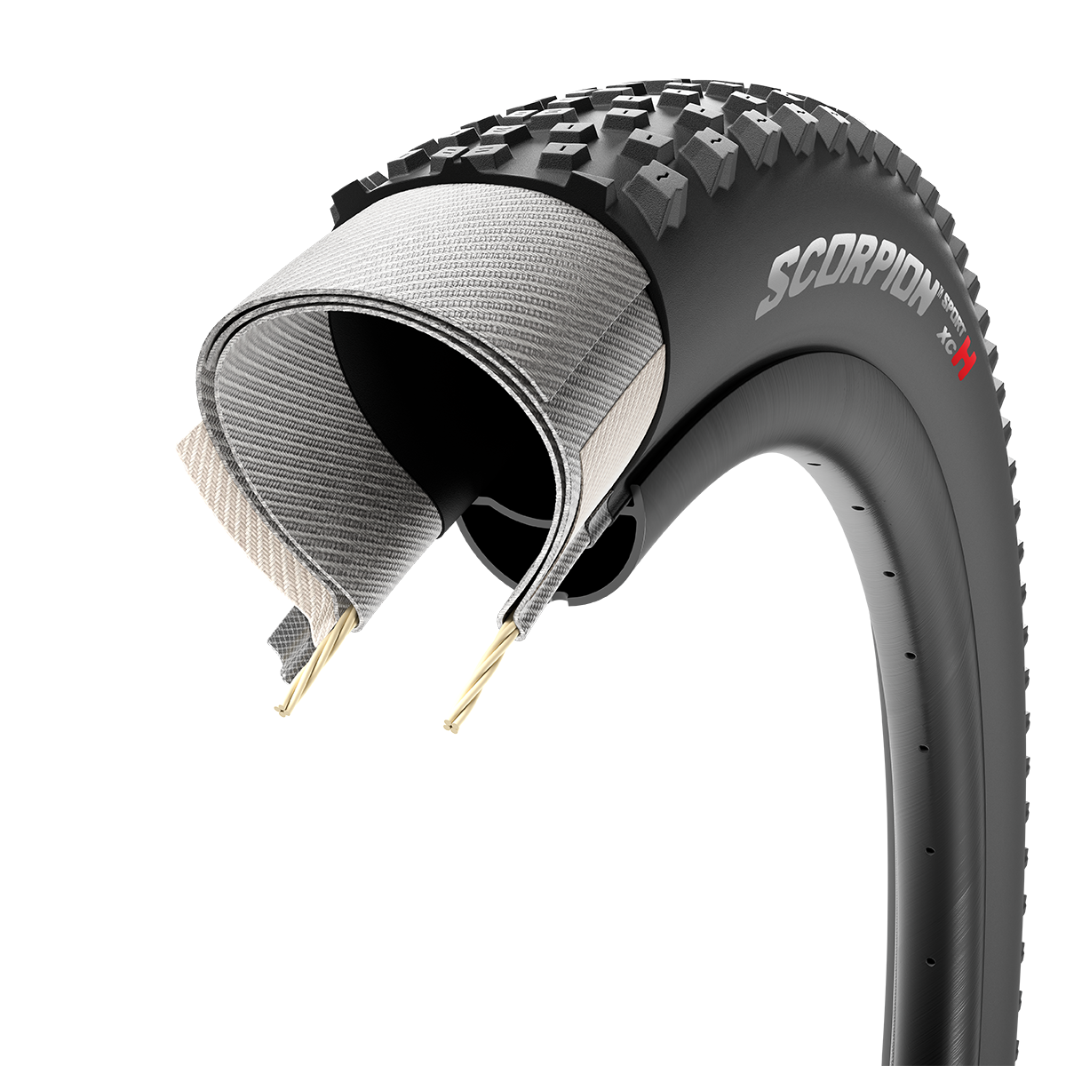 Plášť Pirelli Scorpion Sport XC H, 29 x 2.2, ProWALL, 60tpi, Pro (Endurance), Black