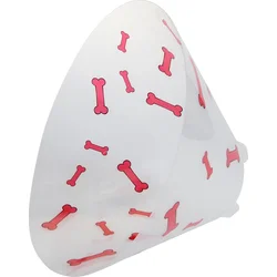 Plastový obojok Buster Bone Red 25cm