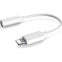 Platinet Lightning JACK 3,5 mm 0,1 m biely (PMMA9825)