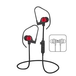 Platinet PM1062R sportovní bluetooth sluchátka s microSD, červená 5907595444750 - Sluchátka