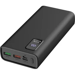 Platinet Power Bank PMPB20WQC727B 20000mAh PD3.0 QC3.0 displej čierna