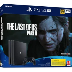 PlayStation 4 Pro 1TB Gamma, černá + hra The Last Of Us Part II