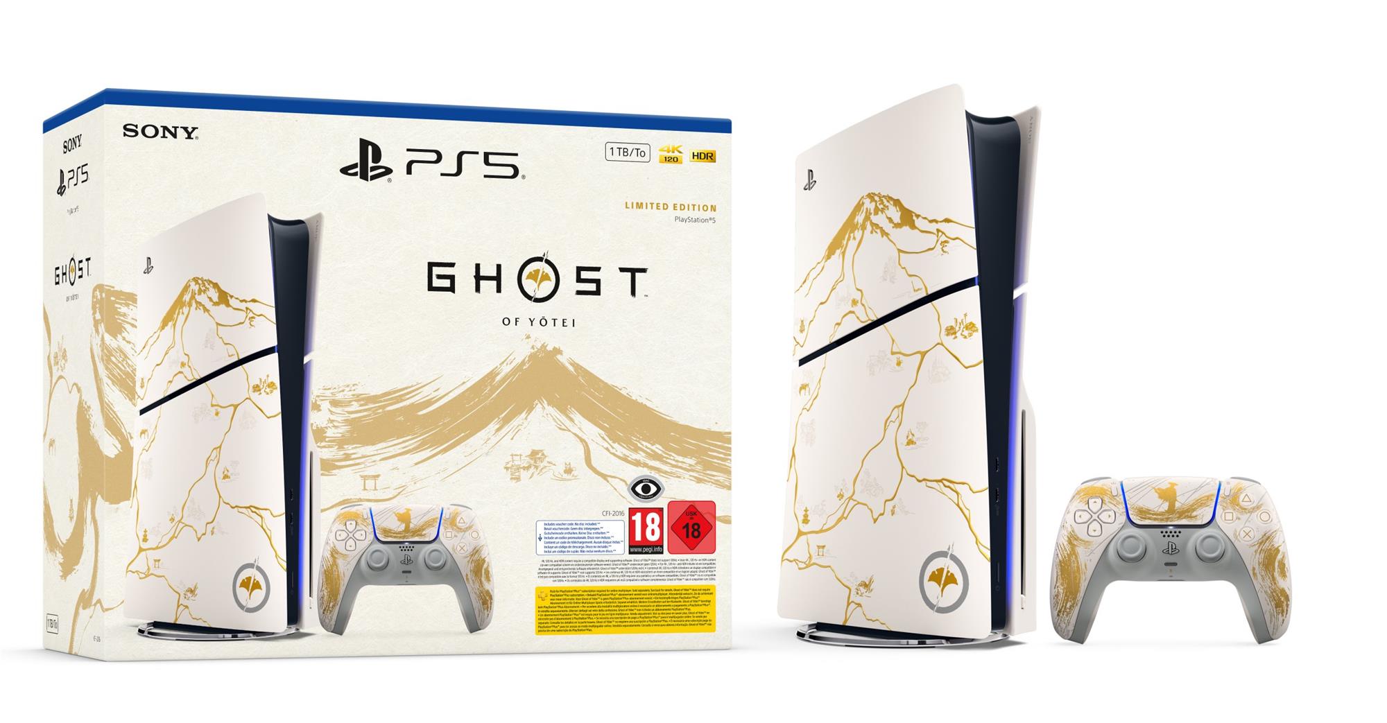 PlayStation 5 (Slim) Ghost of Yotei Gold limit. edice
