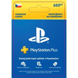 PlayStation dárková karta - kredit 650 Kč