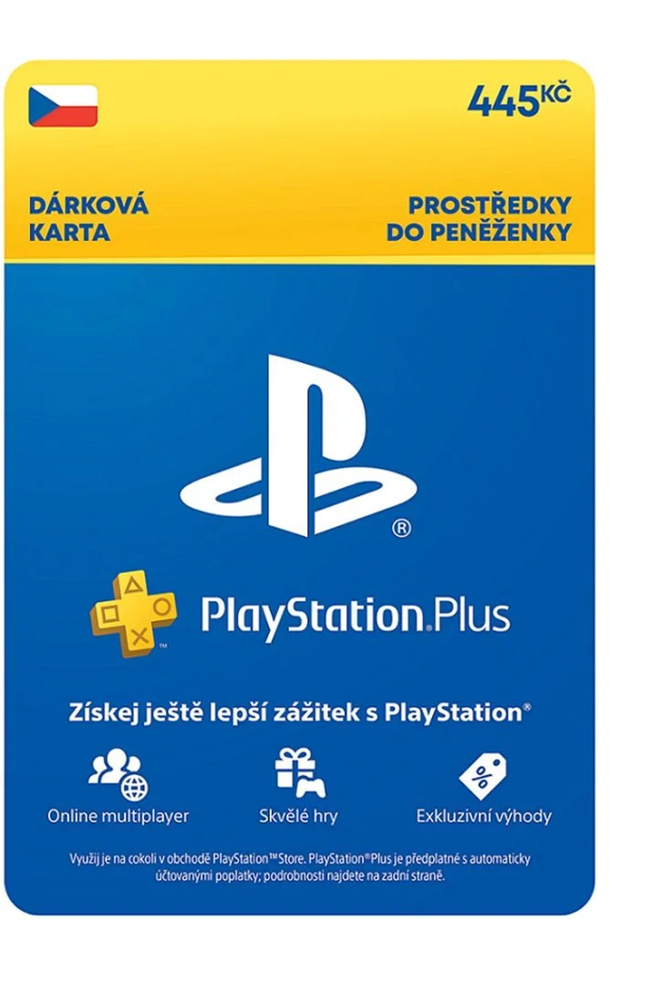 PlayStation Plus Premium, 1 mesiac - kredit 445 Kč