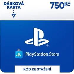 PlayStation Store CZ el. peněženka - kredit 750 Kč