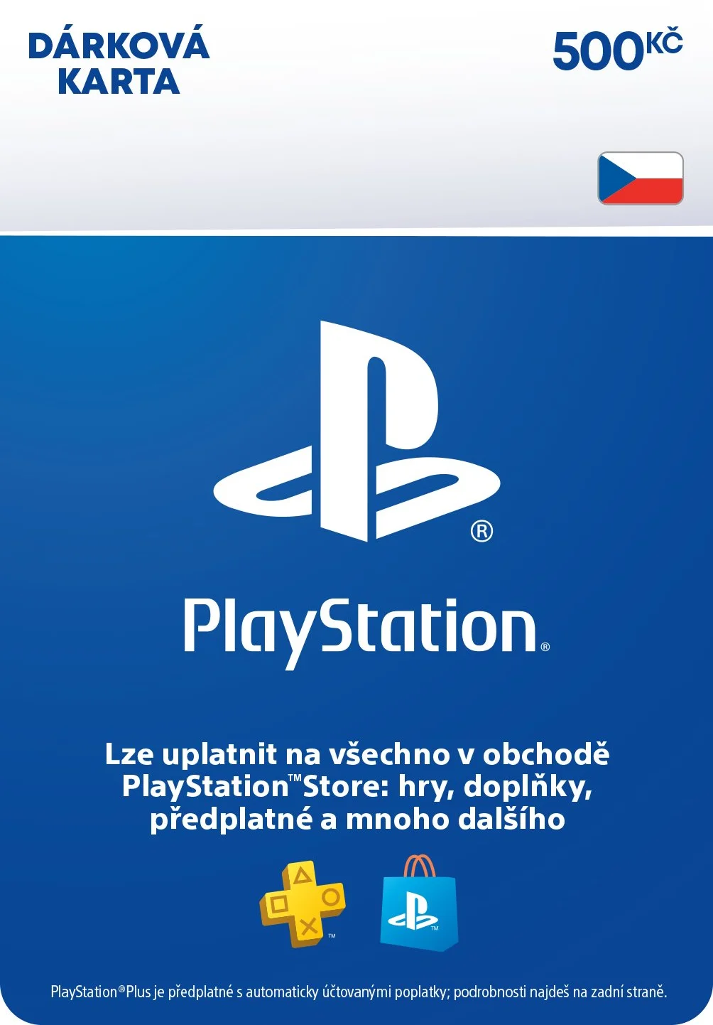 PlayStation Store - Darčeková karta 500 Euro PS719894339