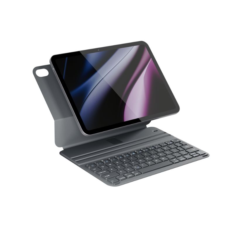 Plochá klávesnica Epico UltraBoard s puzdrom EK20 | iPad 10,9" (A14)/11" (A16) | HU | sivá