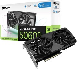 PNY GeForce RTX 5060 Ti s dvoma ventilátormi, 8 GB, OC