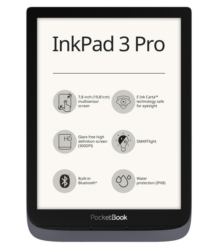 Pocketbook 740 InkPad 3 Pro - Metallic Grey
