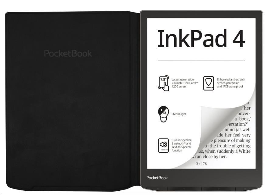 PocketBook pouzdro Flip pro 743, InkPad Color2, InkPad 4, černé
