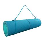 Podložka LIFEFIT YOGA MAT LOTOS DUO, 183x58x0,6cm, tyrkysová