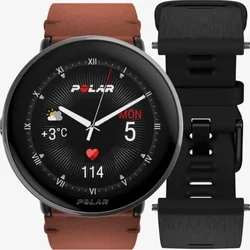 POLAR Ignite 3 Titanium (kožený a silikónový remienok)