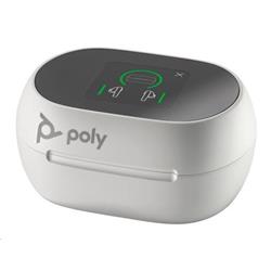 Poly bluetooth headset Voyager Free 60+, BT700 USB-A adaptér, dotykové nabíjecí pouzdro, bílá