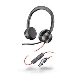 Poly headset Blackwire 8225 MS, adaptér USB-C/A, stereo